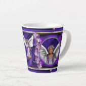 Tasse Latte Âme violette (Angle droit)