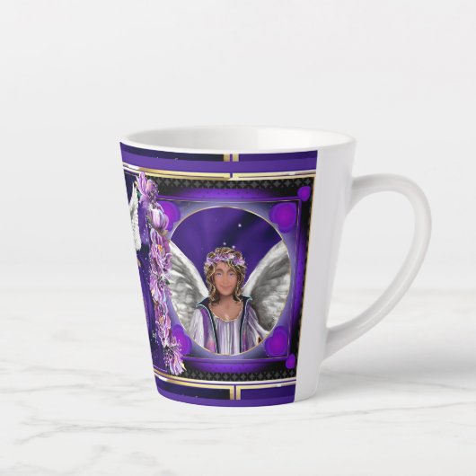 Tasse Latte Âme violette (Droite)