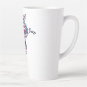 Tasse Latte America Runs Deep (Droite)