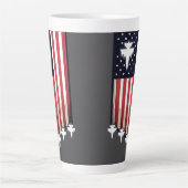 Tasse Latte American Flag 4th of July-65079 (Devant)