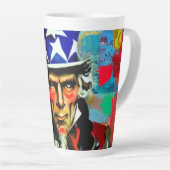 Tasse Latte American Uncle Sam (Angle droit)