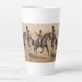 Tasse Latte Amérindien (création d'IA) (Devant)