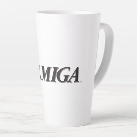 Tasse Latte Amiga Retro 80's Family Personal Computer System (Angle droit)