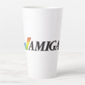 Tasse Latte Amiga Retro 80's Family Personal Computer System (Devant)