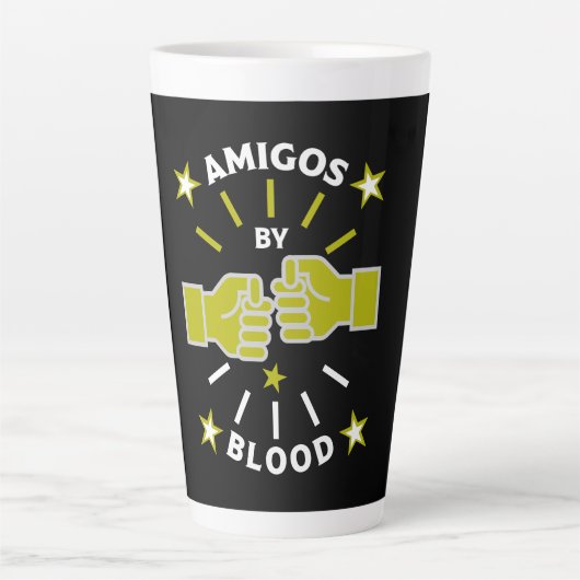 Tasse Latte Amigos, meilleur ami (Devant)