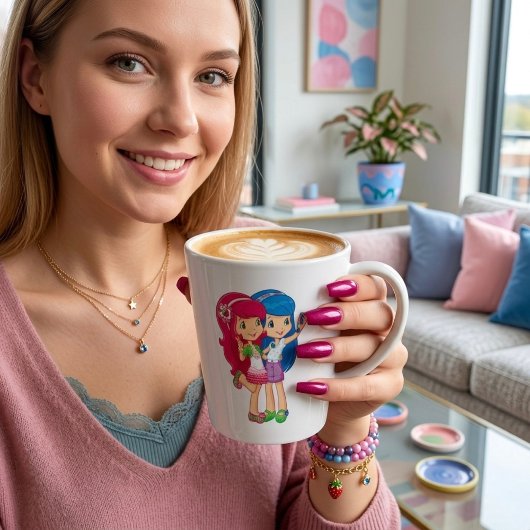 Tasse Latte Amis