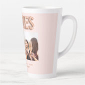 Tasse Latte Amis besties photo rose or rose BFF (Droite)