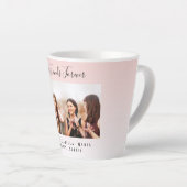 Tasse Latte Amis toujours blush rose photo or (Angle droit)