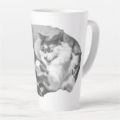 Tasse Latte Amitié avec pointe de gel (Angle droit)