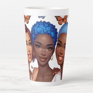 Tasse Latte Amitié et mots