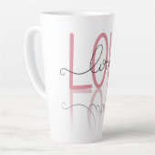 Tasse Latte Amour (Angle gauche)