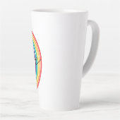 Tasse Latte Amour arc-en-ciel (Angle droit)