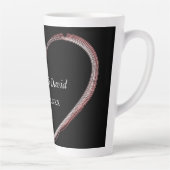Tasse Latte Amour Coeur Attractif Charming Mariage (Droite)