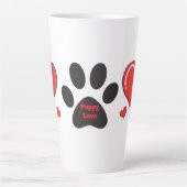 Tasse Latte Amour de chiot (Devant)