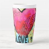 Tasse Latte Amour du coeur (Devant)