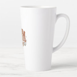 Tasse Latte Amour Floral de Maman d'Automne Rustique