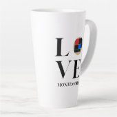 Tasse Latte Amour | Montessori | Cube trinomial (Angle droit)