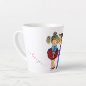 Tasse Latte Amour romantique - Baiser - Je t'aime pour toujour (Angle gauche)