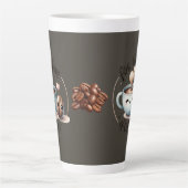 Tasse Latte Amoureux de café (Devant)
