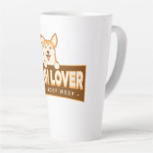 TASSE LATTE AMOUREUX DE CORGI (Angle droit)