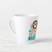 Tasse Latte Amoureux des chiens beagle (Angle gauche)