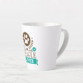 Tasse Latte Amoureux des chiens beagle (Angle droit)