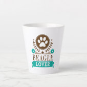 Tasse Latte Amoureux des chiens beagle (Devant)