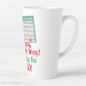 Tasse Latte Amoureux du Bingo Dire drôle (Droite)