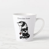 Tasse Latte Amoureux du chocolat de chat (Droite)