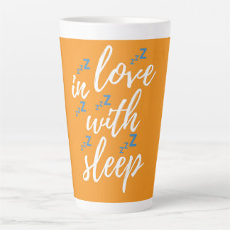 Tasse Latte Amoureux du sommeil