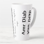 Tasse Latte Amr Diab (Angle droit)