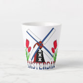 Tasse Latte Amsterdam Pays-Bas (Devant)