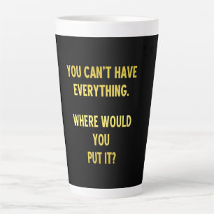 Tasse Latte Amusant Shopping Hoaring Plaisanterie