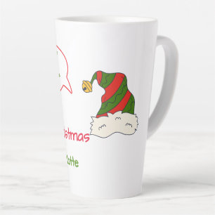 Tasse Latte Amusante photo de petit-enfant à Noël Casquette de