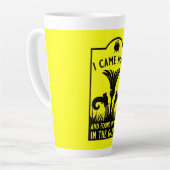 Tasse Latte Amusante sorcière (Angle gauche)