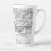 Tasse Latte Amusement d'été (Droite)