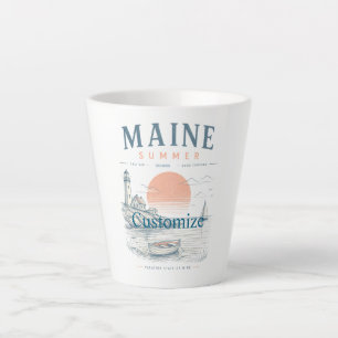 Tasse Latte Amusement d'été dans le Maine Thunder_Cove