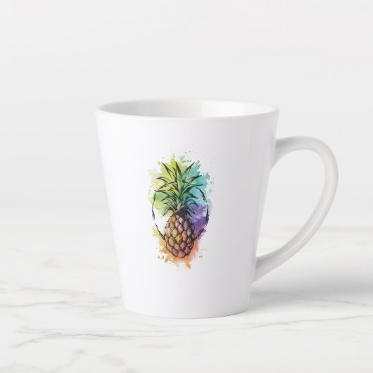 Tasse Latte Ananas (Droite)