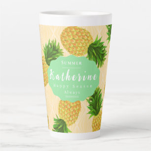 Tasse Latte Ananas jaune