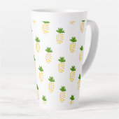 Tasse Latte ananas motif de fruits (Angle droit)