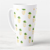 Tasse Latte ananas motif de fruits (Angle gauche)