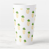 Tasse Latte ananas motif de fruits (Devant)