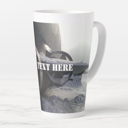 Tasse Latte Ancien sous-marin (Angle droit)