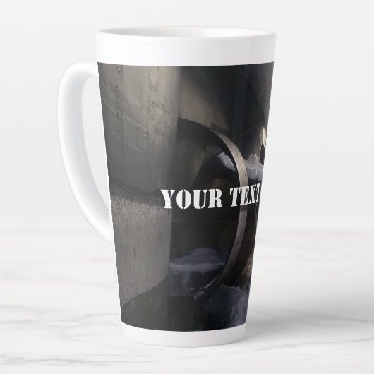 Tasse Latte Ancien sous-marin (Angle gauche)