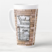 TASSE LATTE ANCIENNE ANGLETERRE SIGNE VINTAGE (Angle gauche)