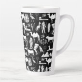 Tasse Latte Ancient Egypt Hieroglyphic Symbol Pattern      (Droite)