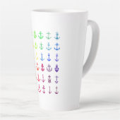 Tasse Latte Ancre multicolore (Angle droit)