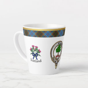 Tasse Latte Anderson Clan Badge & Tartan