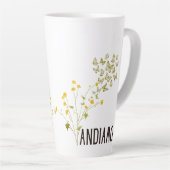 Tasse Latte Andiamo (avec Boutons et Papillons) (Angle droit)