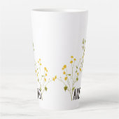 Tasse Latte Andiamo (avec Boutons et Papillons) (Devant)